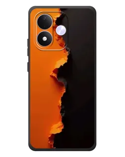 Чехол для Xiaomi Redmi Note 17 с картинкой «Оранжевый разлом» Чехол для Xiaomi Redmi Note 17 с картинкой «Оранжевый разлом»