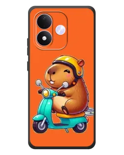 Чехол для Xiaomi Redmi Note 17 с картинкой «Капибара на скутере» Чехол для Xiaomi Redmi Note 17 с картинкой «Капибара на скутере»