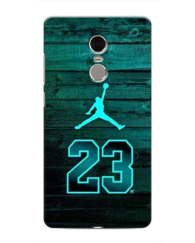 Чехол для Xiaomi Redmi Note 4 с картинкой «Jordan Cyan 23»