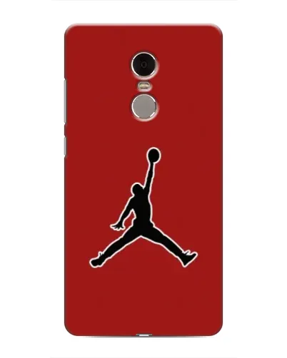 Чехол для Xiaomi Redmi Note 4 с картинкой «Jordan Red Back»