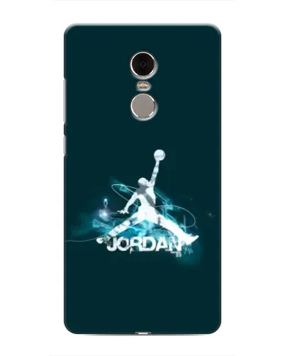 Чехол для Xiaomi Redmi Note 4 с картинкой «Jordan Blue Fire»
