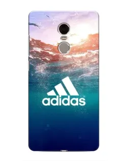 Чехол для Xiaomi Redmi Note 4 с картинкой «Океанская глубина адидас»