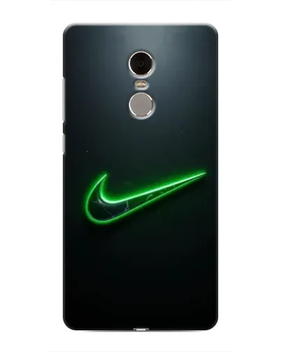 Чехол для Xiaomi Redmi Note 4 с картинкой «Неоновый контур Nike»