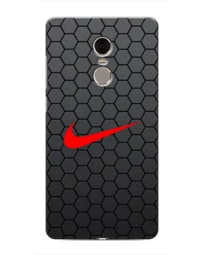 Чехол для Xiaomi Redmi Note 4 с картинкой «Nike — карбоновая сетка»