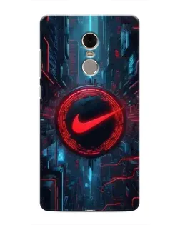 Чехол для Xiaomi Redmi Note 4 с картинкой «Техногенный стиль Nike» Чехол для Xiaomi Redmi Note 4 с картинкой «Техногенный стиль Nike»