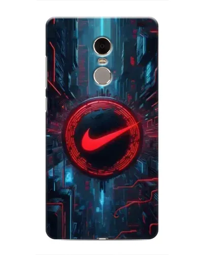 Чехол для Xiaomi Redmi Note 4 с картинкой «Техногенный стиль Nike»