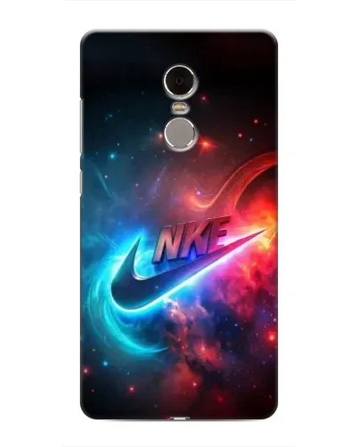 Чехол для Xiaomi Redmi Note 4 с картинкой «Огненный логотип Nike»