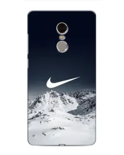 Чехол для Xiaomi Redmi Note 4 с картинкой «Nike — зимние горы» Чехол для Xiaomi Redmi Note 4 с картинкой «Nike — зимние горы»