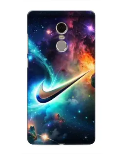 Чехол для Xiaomi Redmi Note 4 с картинкой «Космический Nike Swoosh» Чехол для Xiaomi Redmi Note 4 с картинкой «Космический Nike Swoosh»