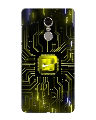 Чехол для Xiaomi Redmi Note 4 с картинкой «Nike — золотая искра»