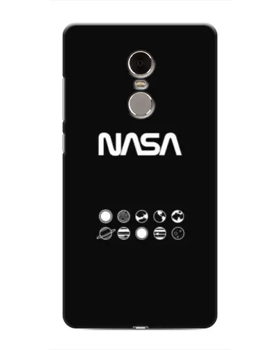 Чехол для Xiaomi Redmi Note 4 с картинкой «NASA — технический принт»