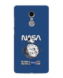 Чехол для Xiaomi Redmi Note 4 с картинкой «NASA — лунная миссия» Чехол для Xiaomi Redmi Note 4 с картинкой «NASA — лунная миссия»