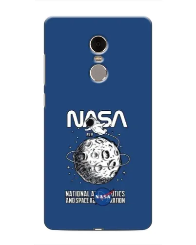 Чехол для Xiaomi Redmi Note 4 с картинкой «NASA — лунная миссия»