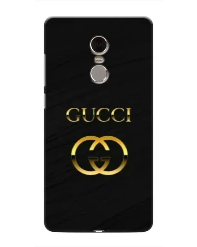 Чехол для Xiaomi Redmi Note 4 с картинкой «Золотой логотип Gucci»
