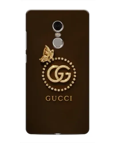 Чехол для Xiaomi Redmi Note 4 с картинкой «Gucci — золотая бабочка»