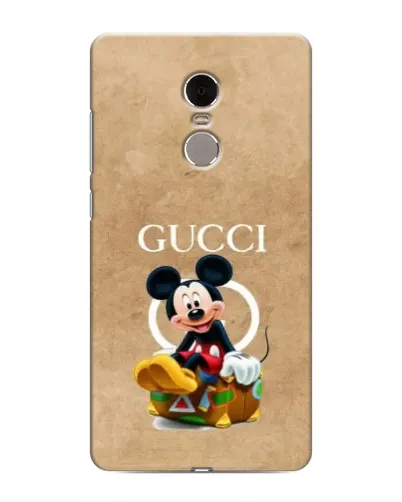 Чехол для Xiaomi Redmi Note 4 с картинкой «Микки Маус Gucci — крафт»
