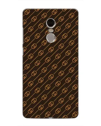 Чехол для Xiaomi Redmi Note 4 с картинкой «Gucci — золотые диагонали»