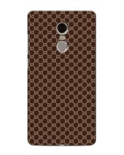 Чохол для Xiaomi Redmi Note 4 з картинкою «Gucci — шоколадна сітка»