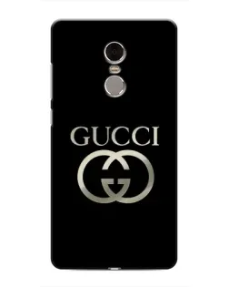 Чохол для Xiaomi Redmi Note 4 з картинкою «Gucci — золото на чорному»