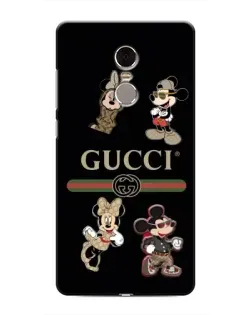 Чохол для Xiaomi Redmi Note 4 з картинкою «Gucci — герої Disney та монограма»