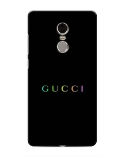 Чохол для Xiaomi Redmi Note 4 з картинкою «Gucci — неоновий мінімалізм»
