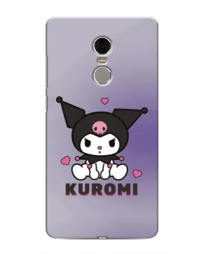 Чохол для Xiaomi Redmi Note 4 з картинкою «Kuromi — фіолетовий арт»