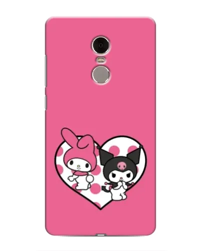 Чохол для Xiaomi Redmi Note 4 з картинкою «Kuromi та My Melody»