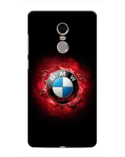 Чехол для Xiaomi Redmi Note 4 с картинкой «Логотип BMW — вспышка»