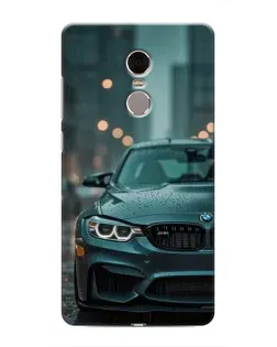 Чехол для Xiaomi Redmi Note 4 с картинкой «BMW в огнях города»