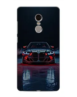 Чехол для Xiaomi Redmi Note 4 с картинкой «BMW на мокрой дороге»