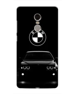 Чехол для Xiaomi Redmi Note 4 с картинкой «BMW — взгляд из темноты»