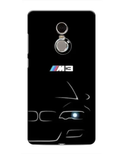Чехол для Xiaomi Redmi Note 4 с картинкой «Минималистичный принт BMW M3» Чехол для Xiaomi Redmi Note 4 с картинкой «Минималистичный принт BMW M3»