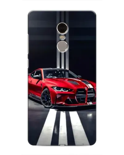 Чехол для Xiaomi Redmi Note 4 с картинкой «Красная BMW на дороге» Чехол для Xiaomi Redmi Note 4 с картинкой «Красная BMW на дороге»