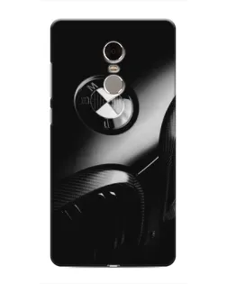 Чехол для Xiaomi Redmi Note 4 с картинкой «Эмблема BMW — макро»