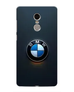 Чехол для Xiaomi Redmi Note 4 с картинкой «Логотип BMW — минимализм»
