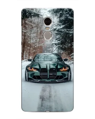Чехол для Xiaomi Redmi Note 4 с картинкой «BMW в зимнем лесу» Чехол для Xiaomi Redmi Note 4 с картинкой «BMW в зимнем лесу»