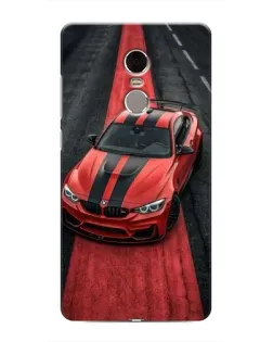 Чехол для Xiaomi Redmi Note 4 с картинкой «BMW на красной дорожке»
