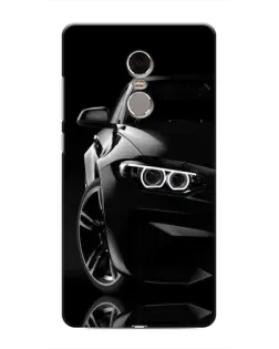 Чохол для Xiaomi Redmi Note 4 з картинкою «Чорна BMW — профіль»