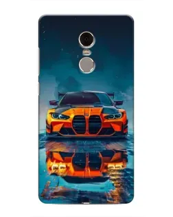 Чохол для Xiaomi Redmi Note 4 з картинкою «BMW — золота емблема»