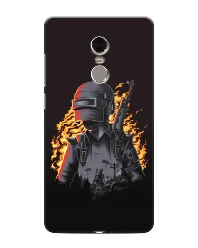 Чохол для Xiaomi Redmi Note 4 з картинкою «PUBG — вогняний силует» Чохол для Xiaomi Redmi Note 4 з картинкою «PUBG — вогняний силует»