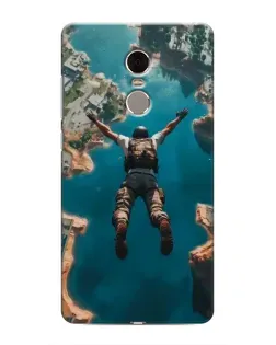 Чохол для Xiaomi Redmi Note 4 з картинкою «PUBG — вільне падіння»