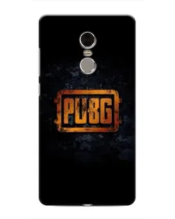 Чохол для Xiaomi Redmi Note 4 з картинкою «PUBG — золотий логотип»