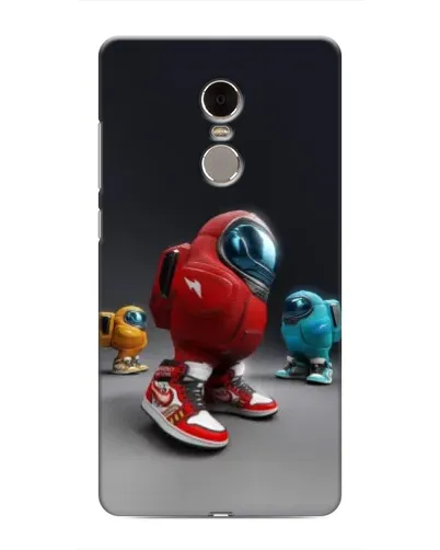 Чохол для Xiaomi Redmi Note 4 з картинкою «Among Us — 3D стиль»
