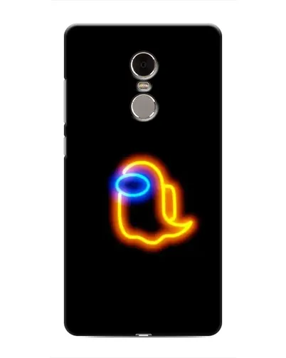 Чохол для Xiaomi Redmi Note 4 з картинкою «Among Us неонове сяйво»
