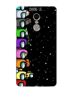 Чохол для Xiaomi Redmi Note 4 з картинкою «Команда Among Us»