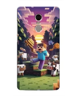 Чохол для Xiaomi Redmi Note 4 з картинкою «Стів на фермі»