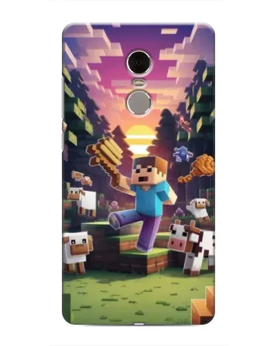 Чохол для Xiaomi Redmi Note 4 з картинкою «Стів на фермі» Чохол для Xiaomi Redmi Note 4 з картинкою «Стів на фермі»