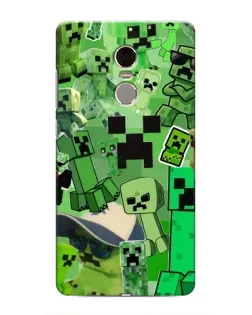 Чохол для Xiaomi Redmi Note 4 з картинкою «Кріпери Minecraft»