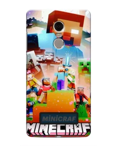 Чохол для Xiaomi Redmi Note 4 з картинкою «Minecraft герої гри» Чохол для Xiaomi Redmi Note 4 з картинкою «Minecraft герої гри»