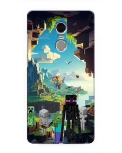 Чохол для Xiaomi Redmi Note 4 з картинкою «Ендермен у лісі»